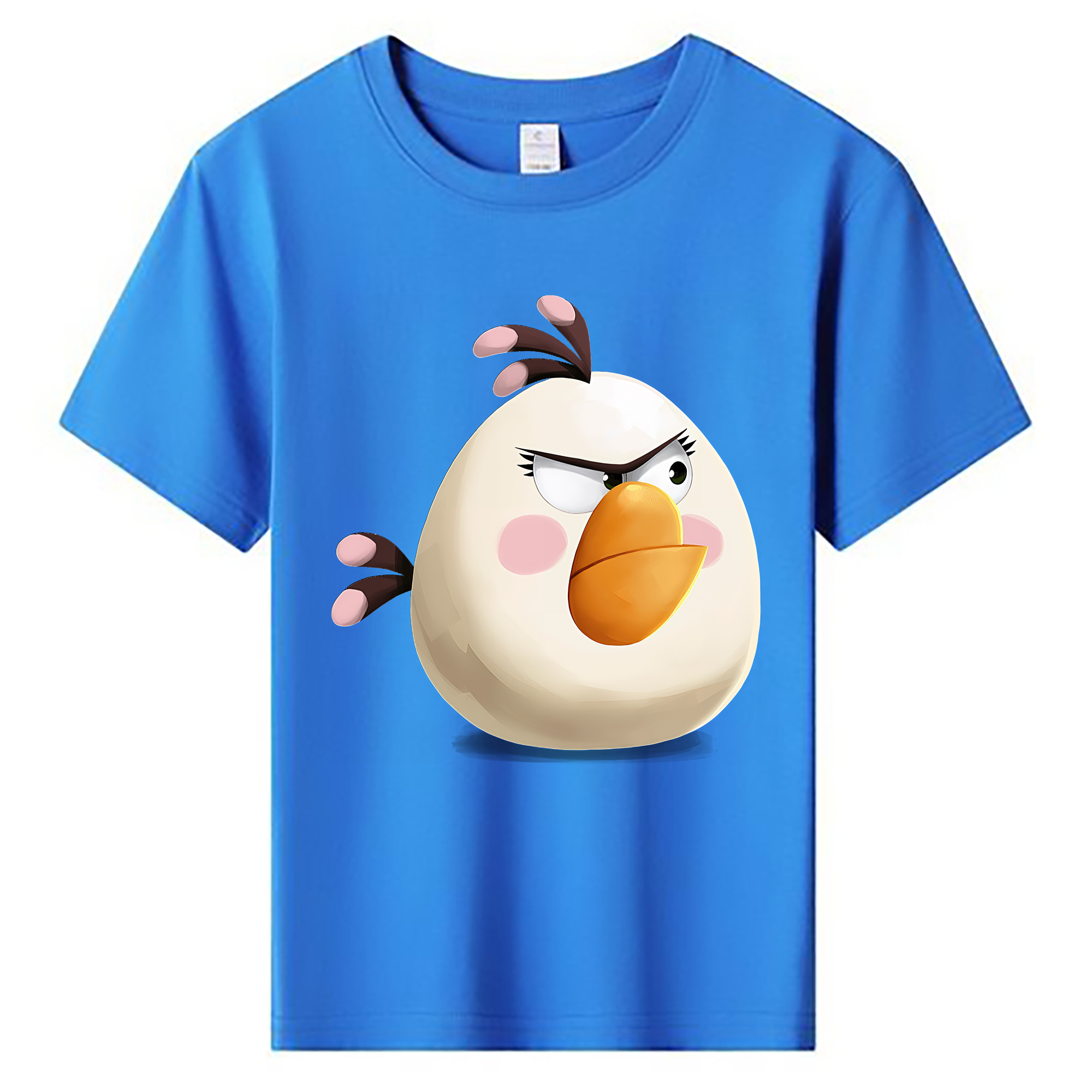 （画像用） Angry Birds アングリーバード 綿100％キッズTシャツ（フロントプリント）